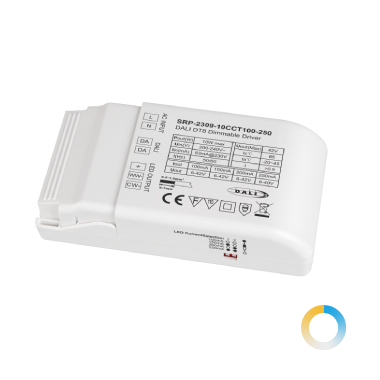 10W恒流 DALI-2 DT8調光調色電源 100-250mA